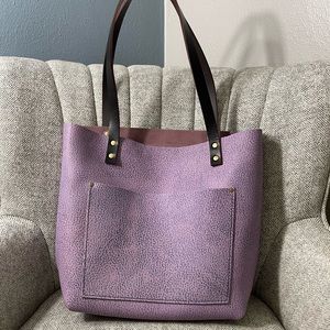 Lilac Portland Leather Goods Tote